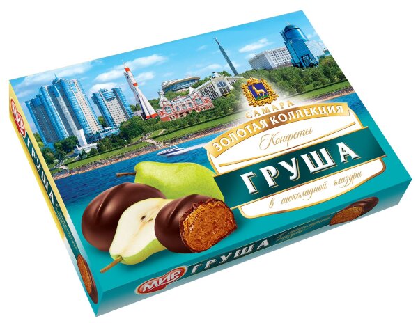 №2 КФ МИР Груша в шоколадной глазури 160г  в Комсомольске-на-Амуре