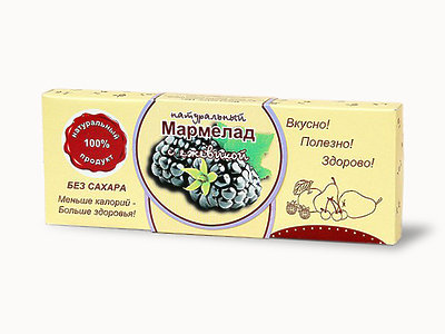 №2 Мармелад натуральный "Ежевика" 140г в Комсомольске-на-Амуре