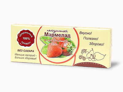  Мармелад натуральный "Клубника" 140г в Комсомольске-на-Амуре