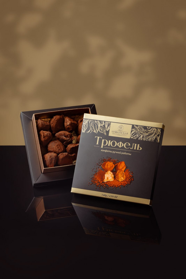 №1 Пушкинская фабрика Конфеты Трюфель, 140г в Комсомольске-на-Амуре