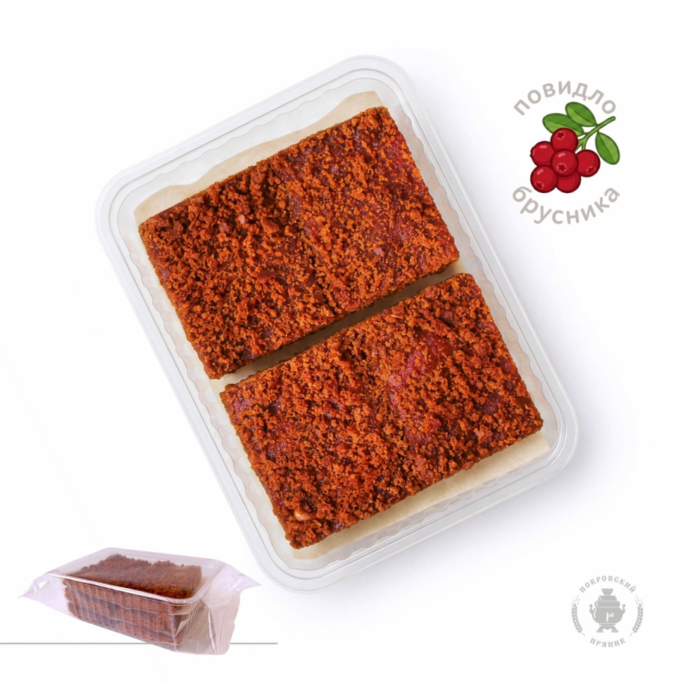  Пряник 400г с фруктовой начинкой Брусника  в Комсомольске-на-Амуре
