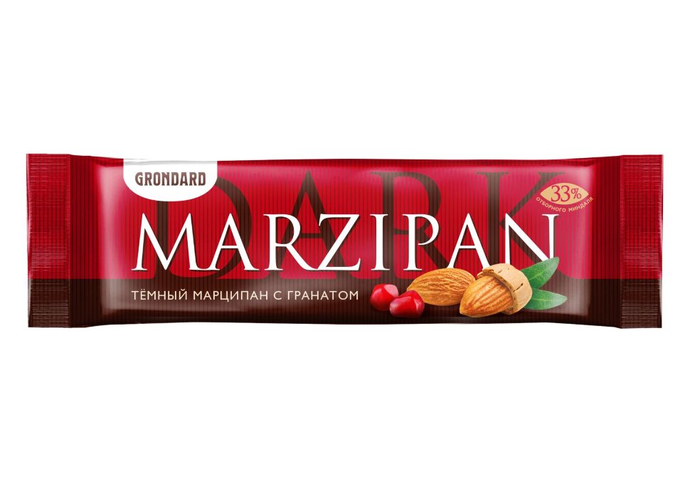  TM Grondard     (10973) Батончики глазированные Марципановые ГРАНАТ, (24шт по 50г)       в Комсомольске-на-Амуре